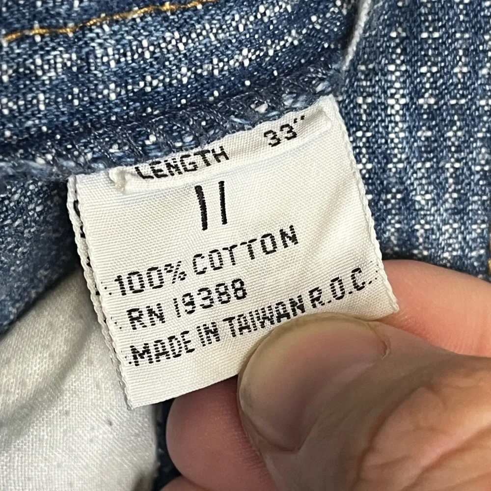 Brittania Pentimento Junior’s (VTG 11)  27x32 High Waist Checkered Mom Jeans